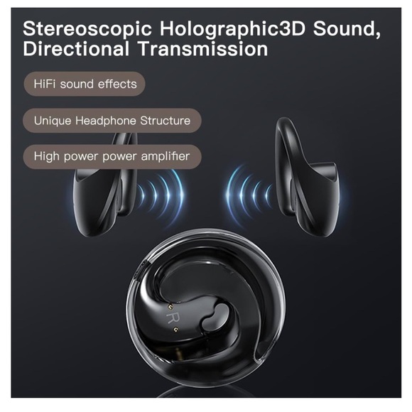 Ows Hanging Earphones 5.4 Bluetooth , Air Conduction Wireless Bluetooth Earphone - Picture 7 of 8